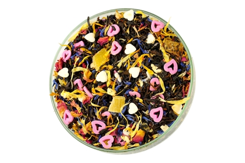 Herbata Czarna LOVE TEA (KT) (50g) Aromatyczny Napój Miłosny !!